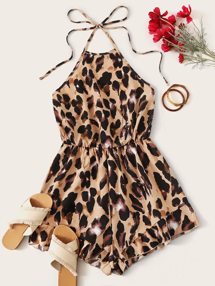 SHEIN Allover Print Romper