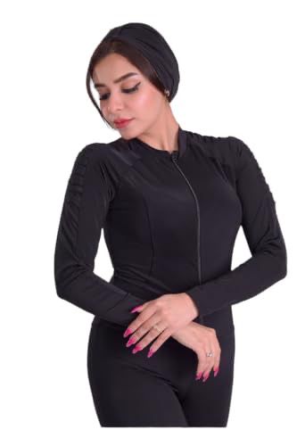 SHEIN Basic Burkini Long-Sleeved Jumpsuit - الصورة 3