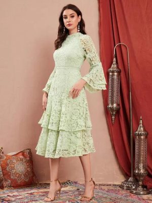 SHEIN Long Evening Dresses