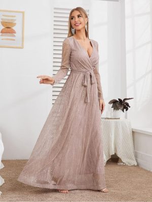 SHEIN Glitter Elegant Dress