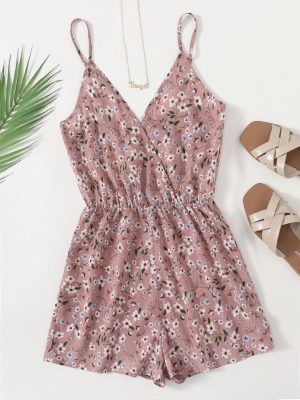 SHEIN Casual Floral Jumpsuit