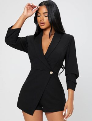 SHEIN Solid Color Jumpsuit