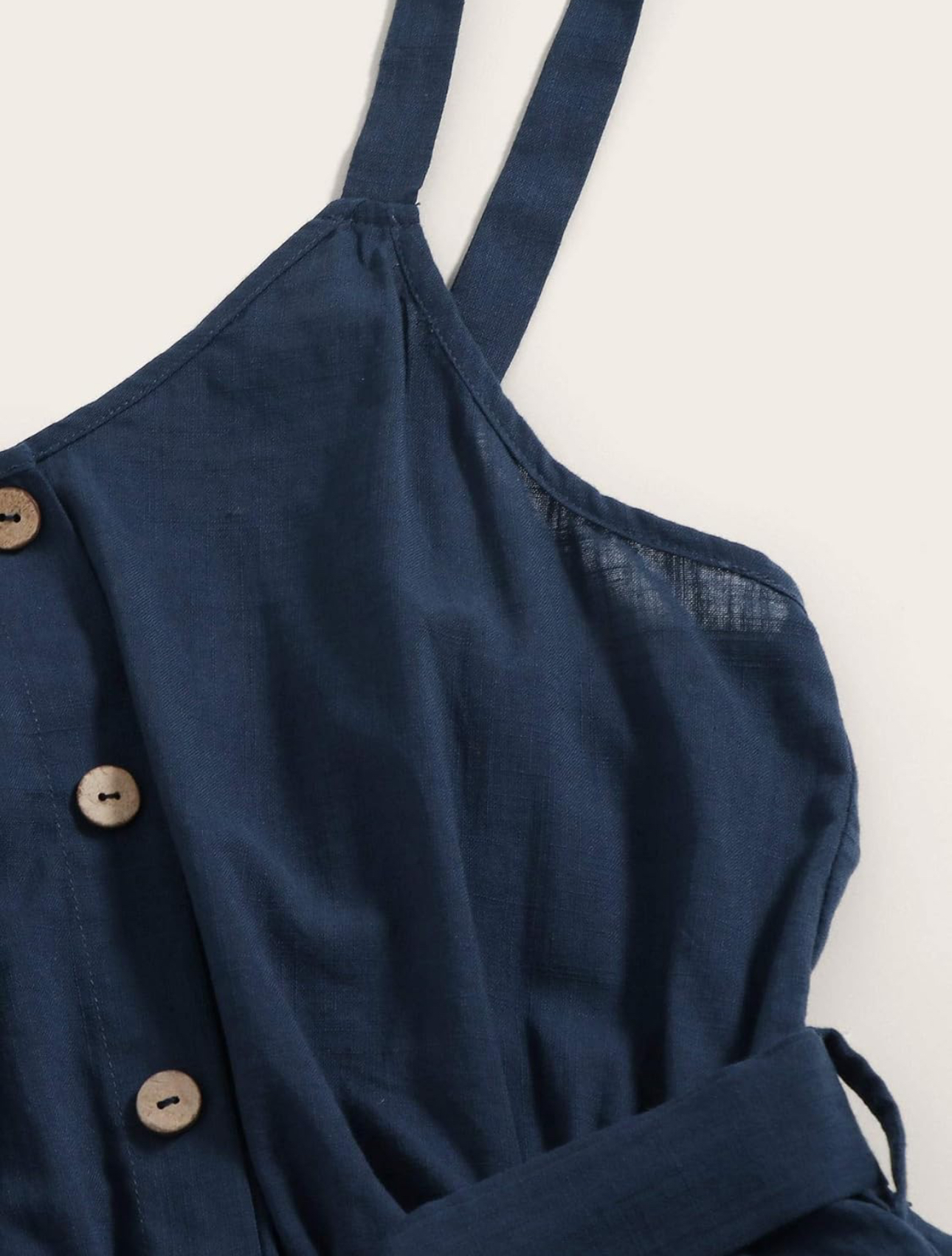 SHEIN Solid Color Sleeveless Romper - الصورة 4