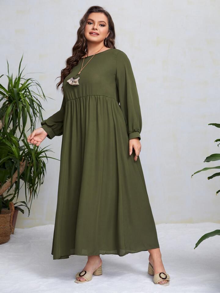 classic long SHEIN dress - الصورة 4
