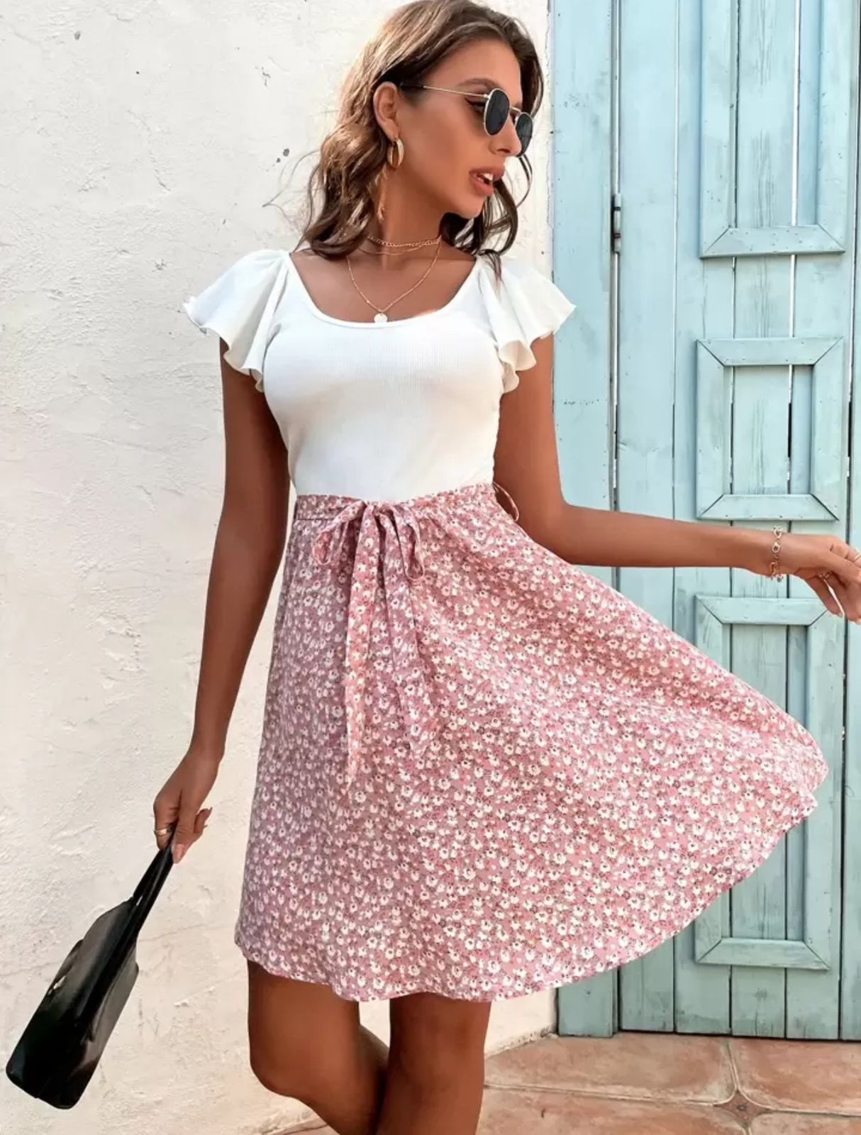 Ditsy floral SHEIN dress