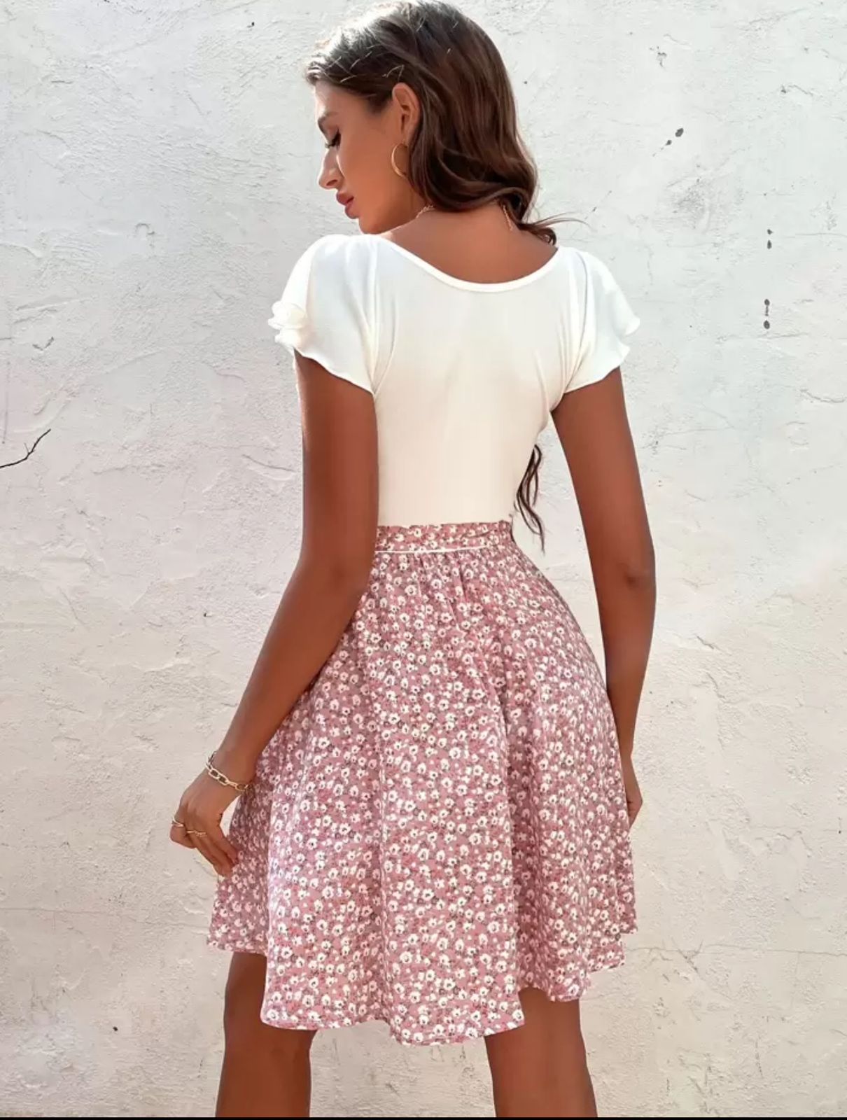 Ditsy floral SHEIN dress - الصورة 2