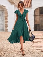 Ruffle Trim SHEIN dress