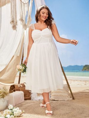 White SHEIN dress