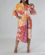 colorful summer SHEIN dress