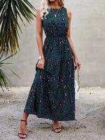 Dresses for Women Leopard Sleeveless