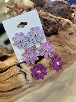 Purple Earring