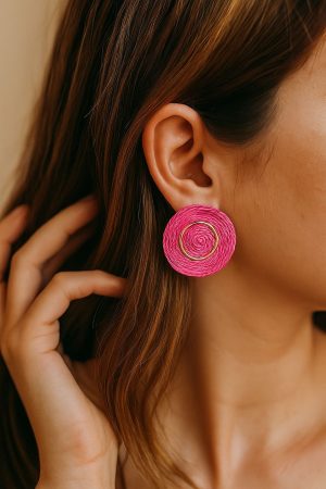 Pink Earrings
