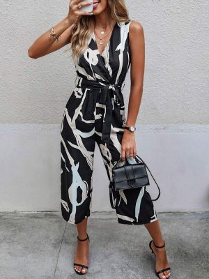 SHEIN Graphic Printed Jumpsuit