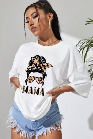 SHEIN Graphic Drop Shoulder T-shirt