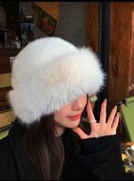 SHEIN Winter Furry Hats For Women