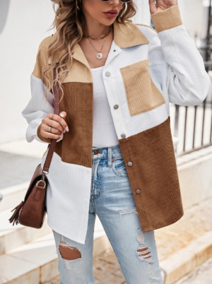 SHEIN LUNE Cut And Sew Drop Shoulder Coat In Fall/Winter Size (XL)