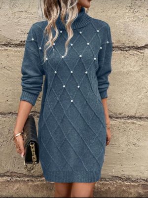 SHEIN LUNE Casual Women's Drop Shoulder Dress