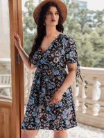 Plus Size Floral SHEIN Size (1xL-3XL)