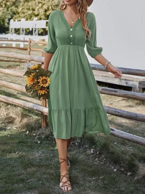 Mint Green Long SHEIN Dress Size (S)