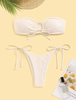 White Bikini mayo From SHEIN Size (S)